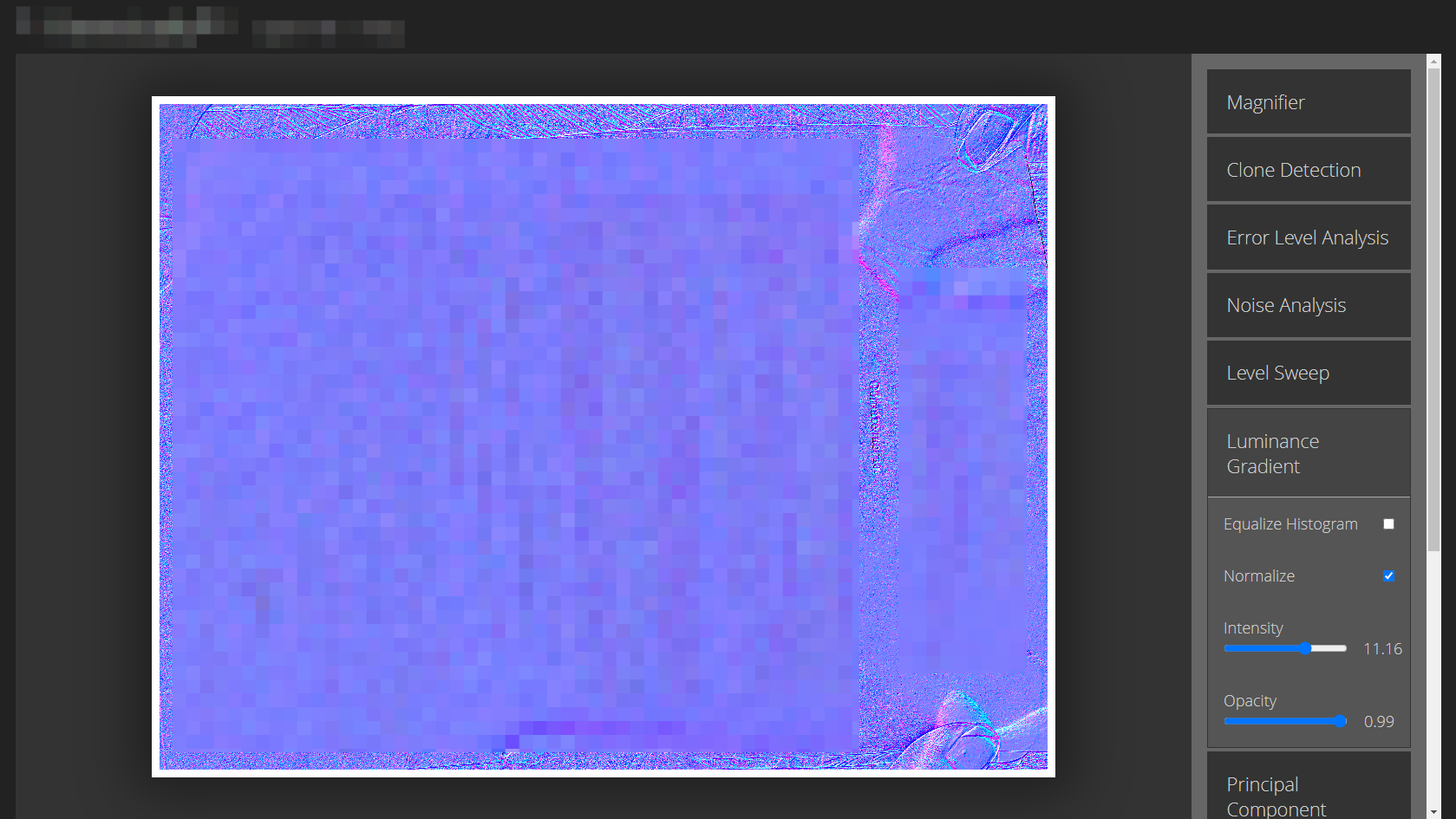 Исследование файла JPEG на предмет наличия монтажа
